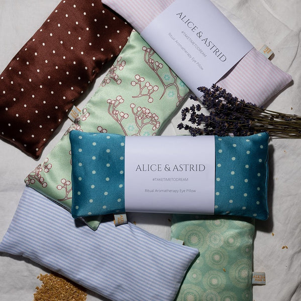 Introducing New relaxing Eye Pillows Alice & Astrid