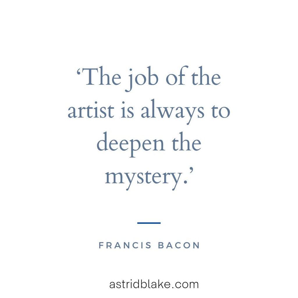 The soul loves to create