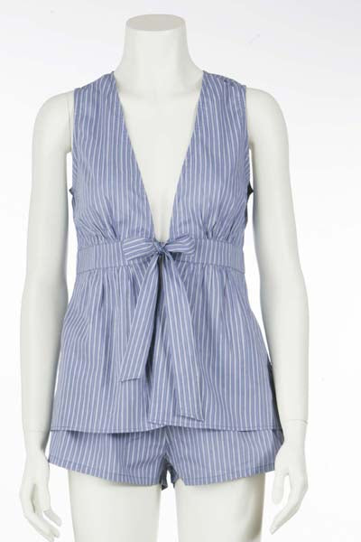 Tie front top