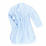 Nightshirt, cotton, Oxford blue stripe, classic design by Alice & Astrid made in England