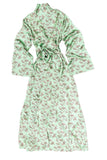 silk dressing gown made in England Alice & Astrid