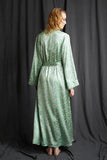 silk dressing gown back detail nightwear by Alice & Astrid