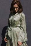 silk satin robe by Alice & Astrid