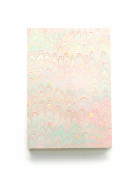 Marble note book A5 lined pastel non pareil