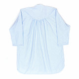 Oxford blue cotton stripe women's nightshirt by Alice & Astrid